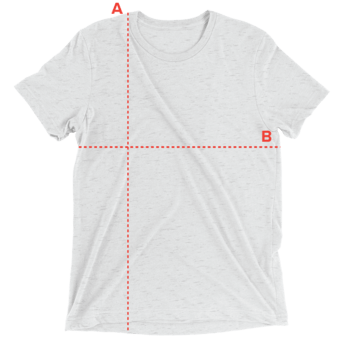 Plain white t-shirt mockup with no graphics or text, suitable for showcasing designs and branding on apparel.