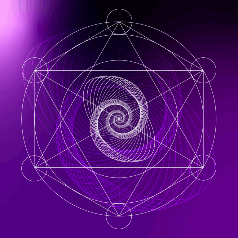 Spiral sacred sign