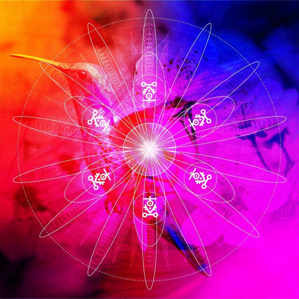 Hummingbird sacred sign