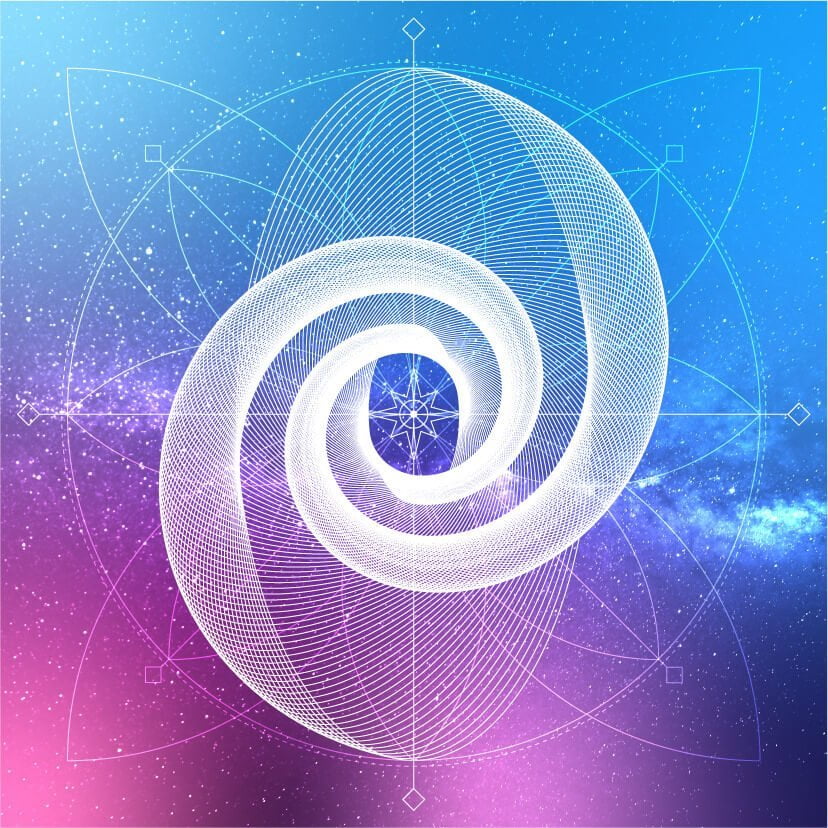 Galactic Spiral sacred sign