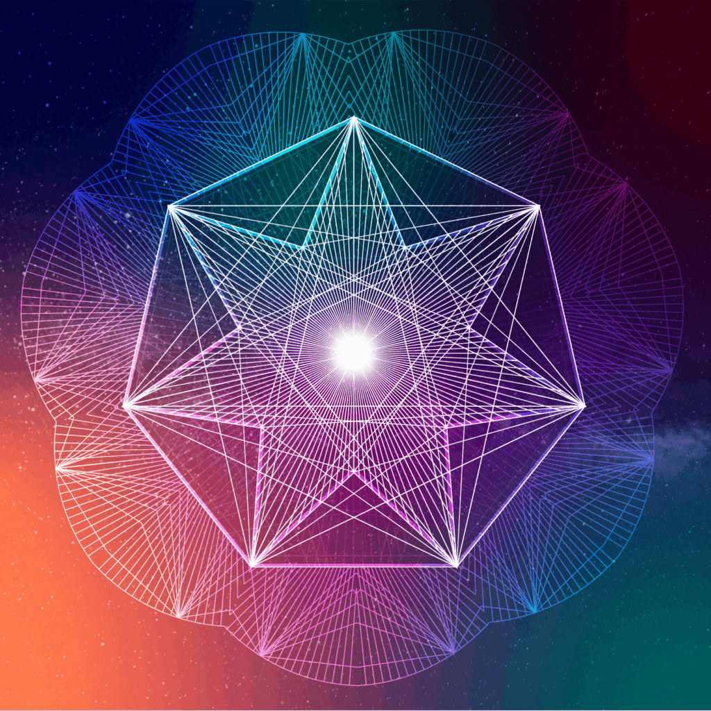Seven Rays sacred sign