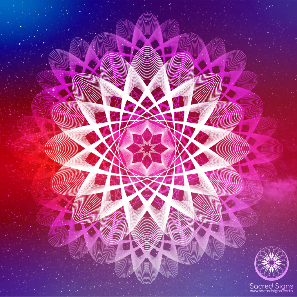 Explosion of Light sacred sign