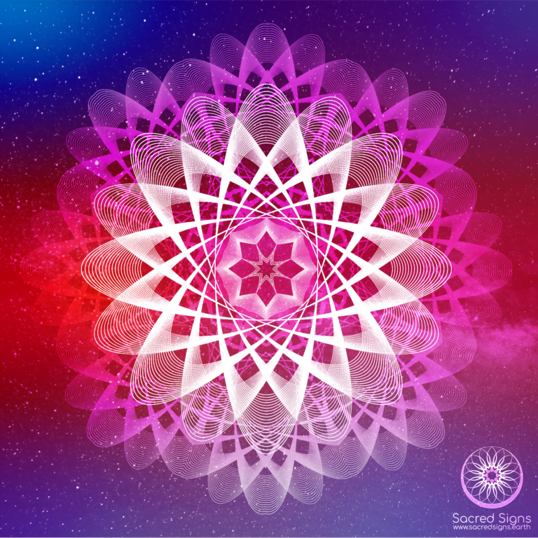 Explosion of Light sacred sign