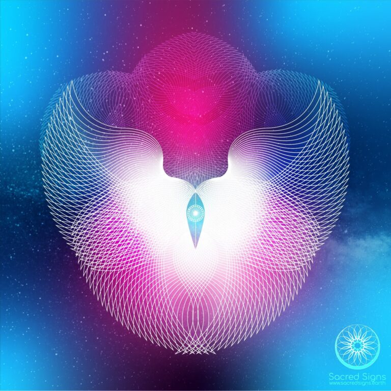 White Dove sacred sign