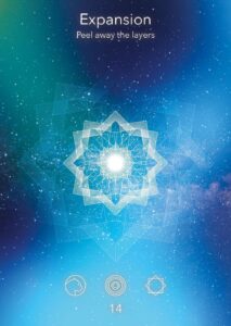 Card 14, Expansion, Sacred Signs Oracle Deck