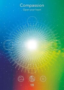 Card 19, Compassion, Sacred Signs Oracle Deck