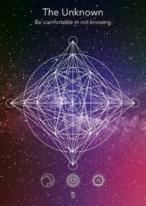 Card 5, The Unknown, Sacred Signs Oracle Deck