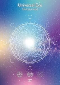Card 57, Universal Eye, Sacred Signs Oracle Deck