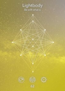 Card 62, Lightbody, Sacred Signs Oracle Deck