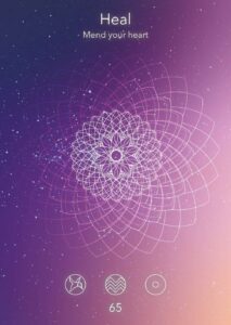 Card 65, Heal, Sacred Signs Oracle Deck