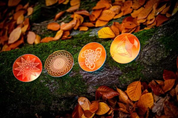 Water Charging Coasters Set - Heal, Upward, Fluidity & Supernova - Image 5