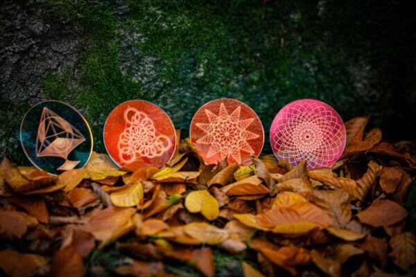 Water Charging Coasters Set - Heal, Upward, Fluidity & Supernova - Image 4