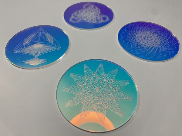 Water Charging Coasters Set - Heal, Upward, Fluidity & Supernova - Image 11