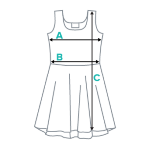 Sacred Signs size guide — apparel measurements chart