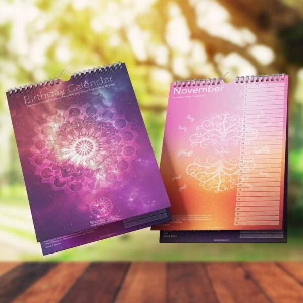 Sacred Signs Birthday Calendar