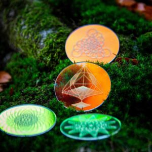 Set wateroplaadonderzetters - Heal, Upward, Fluidity & Supernova