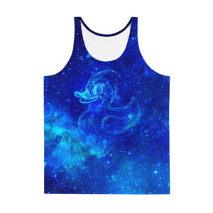 Camiseta de Tirantes Unisex Galaxia Azul