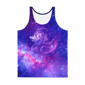 Camiseta de tirantes unisex Galaxy morada